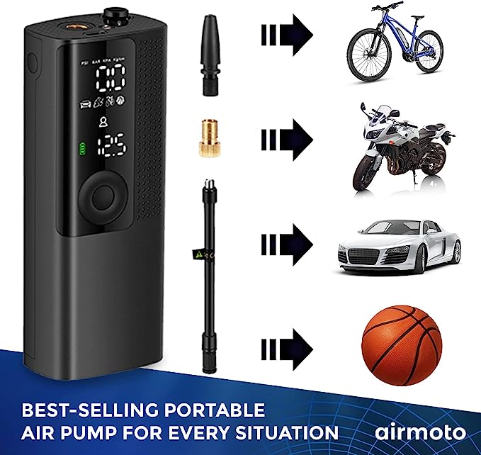 Airmoto Tire Inflator Portable Air Compressor