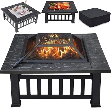 Multifunctional Fire Pit Table