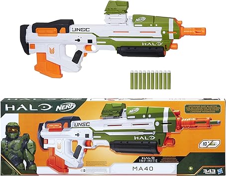 NERF Halo MA40 Motorized Dart Blaster