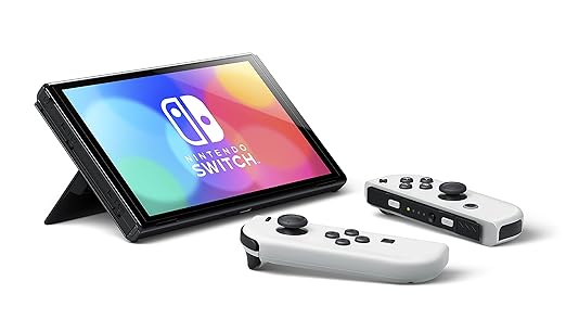 Nintendo Switch – OLED Model w/ White Joy-Con