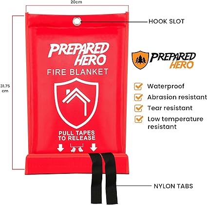 Prepared Hero Emergency Fire Blanket