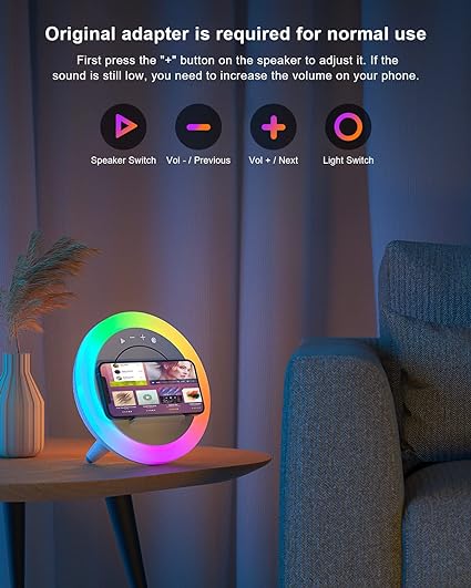 Bluetooth Speaker with Lights